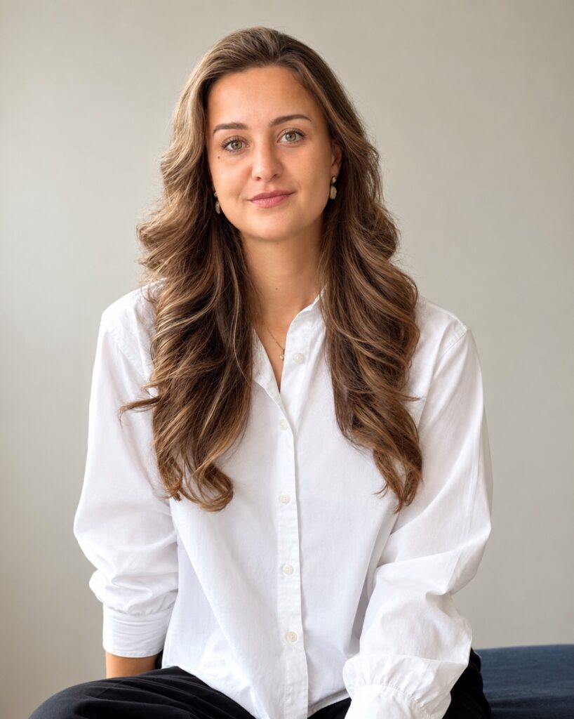 Kim Minkjan, osteopaat, in de behandelruimte